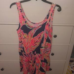 Lilly Pulitzer Colorful Front Tie Romper